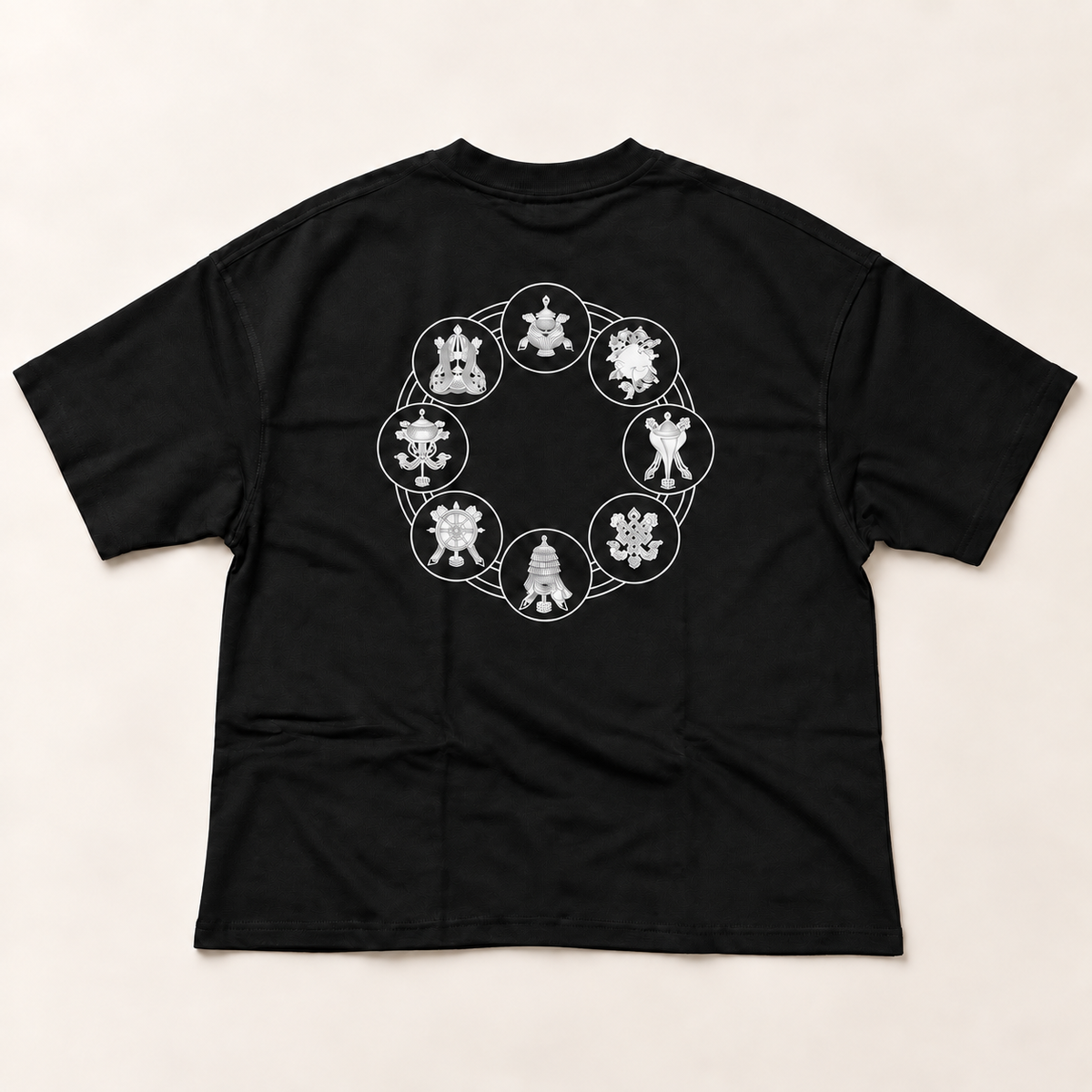 Tashi Shok black T-shirt product photograph 2