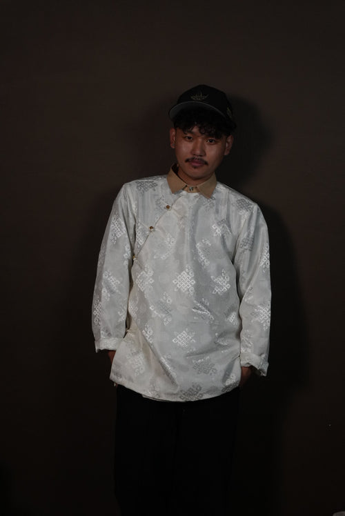 Tibetan Traditional T-Shirt by KHORLO Studio - front view