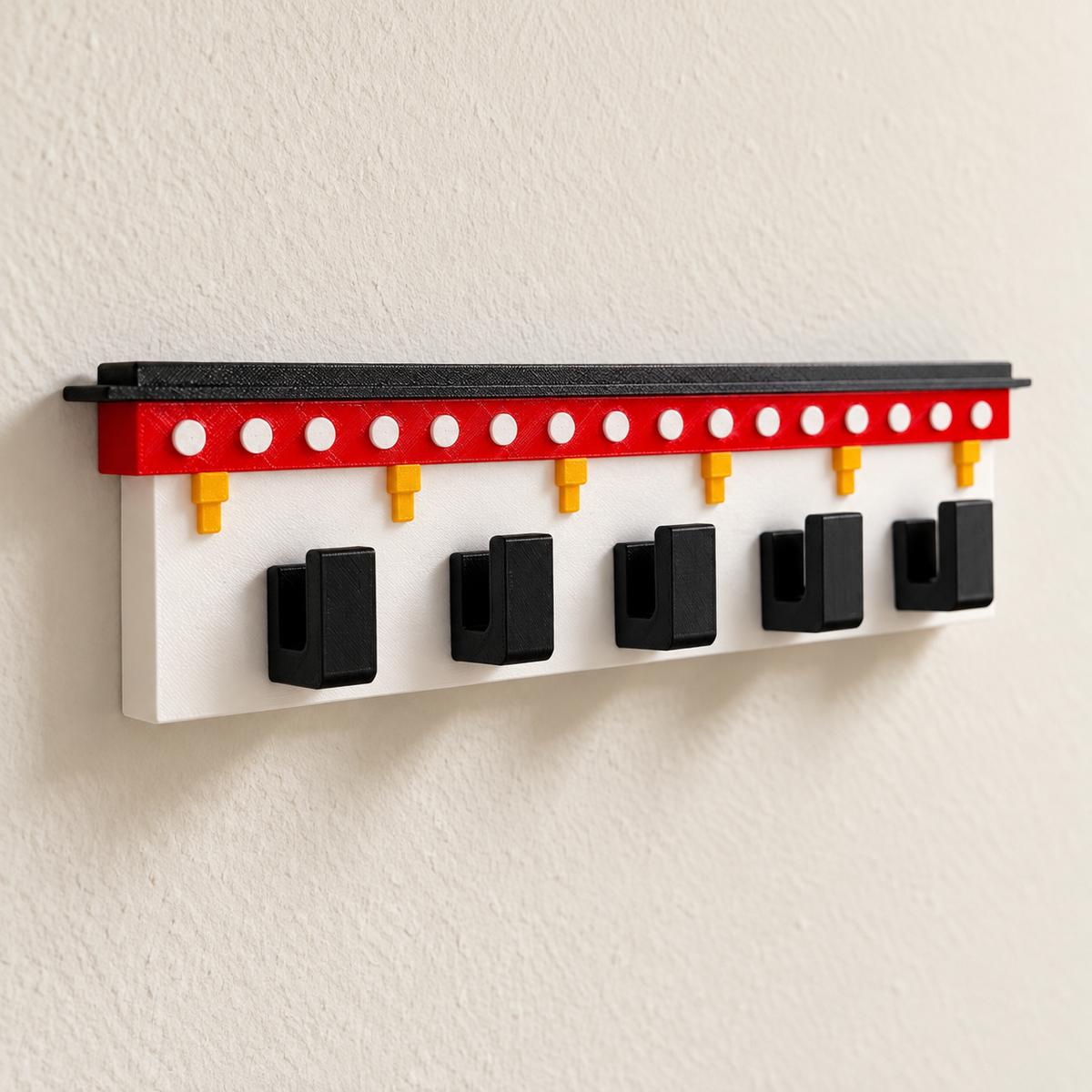 Black Top Tibetan Monastery Wall Hook