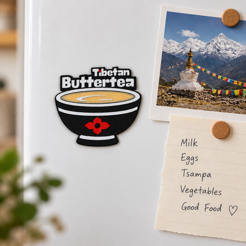 Tibetan Butter Tea Fridge Magnet